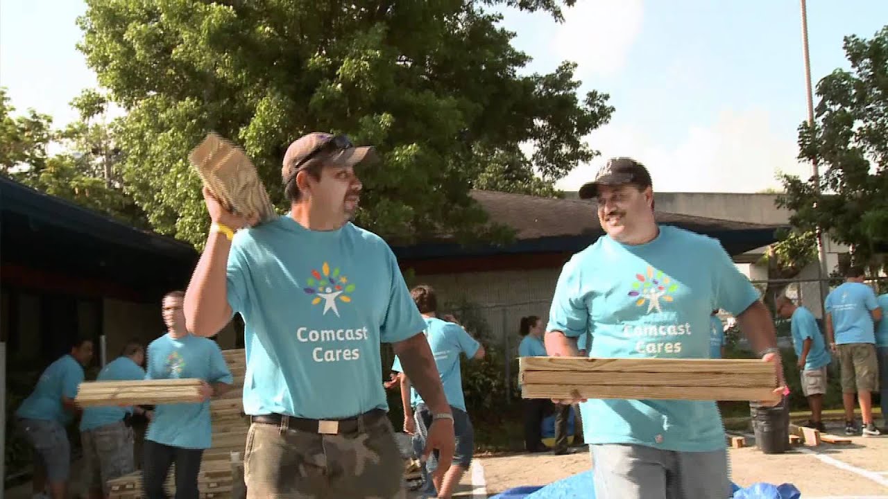 2011 Comcast Cares Day at Miami Dade Boys & Girls Club YouTube