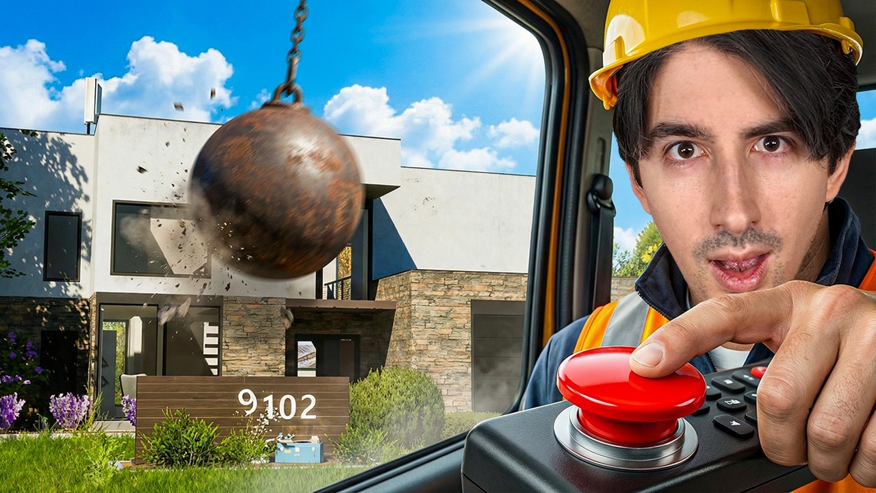 Distruggo la CASA di un MILIONARIO per ERRORE (mi hanno licenziato) | Deconstruction Simulator