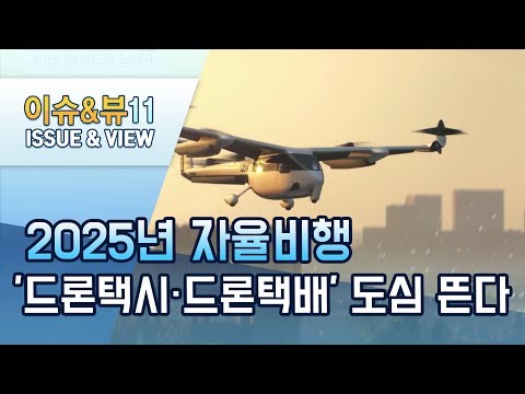 2025년 <strong>자율비행</strong> &amp;#39;드론택시·드론택배&amp;#39; 도심 하늘 가른다 / 머니투데이방송 (뉴스)