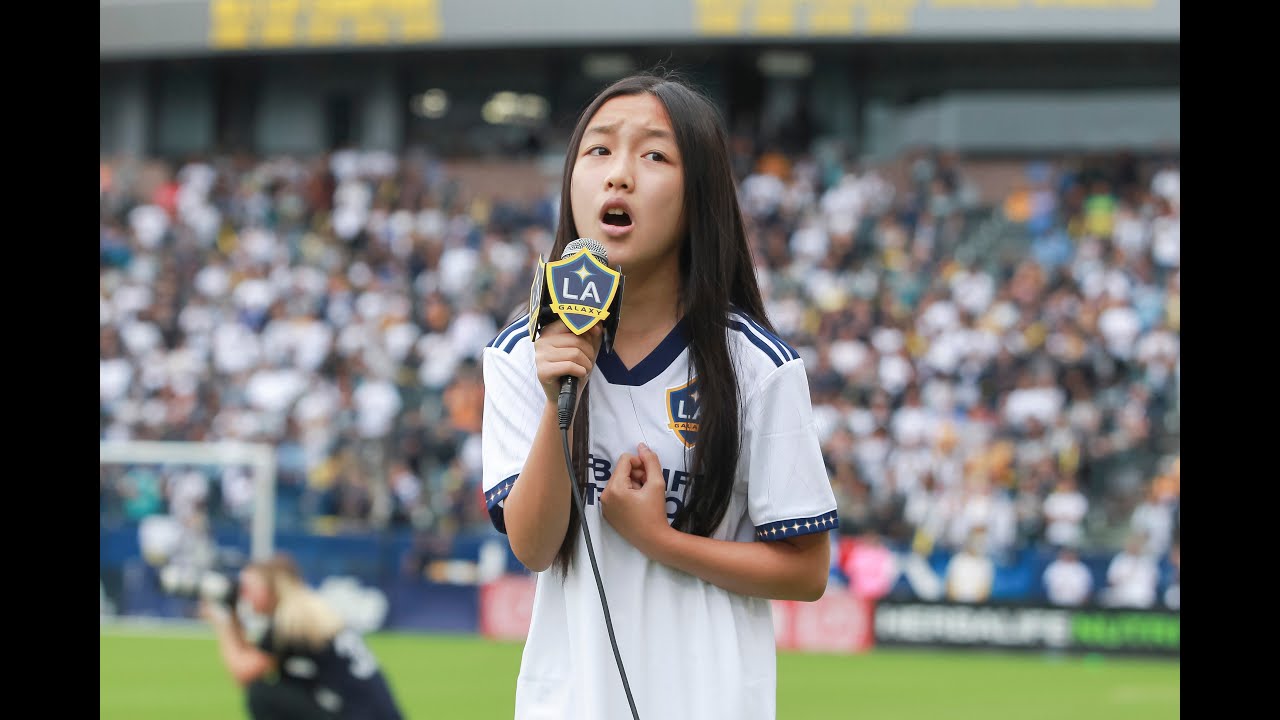 National Anthem at LA Galaxy MLS Playoffs Game by 