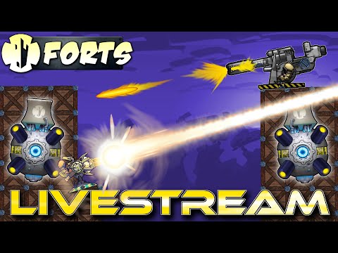 Mass Modded Forts! - Forts RTS - Livestream