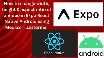 How to Change Width, Height, Aspect ratio of Video in Expo React Native Android Media3 Transformer