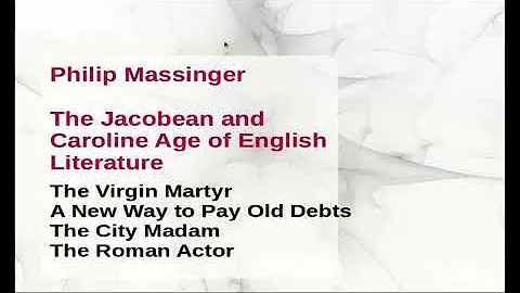 Philip Massinger A New Way to Repay Old Debts| The...