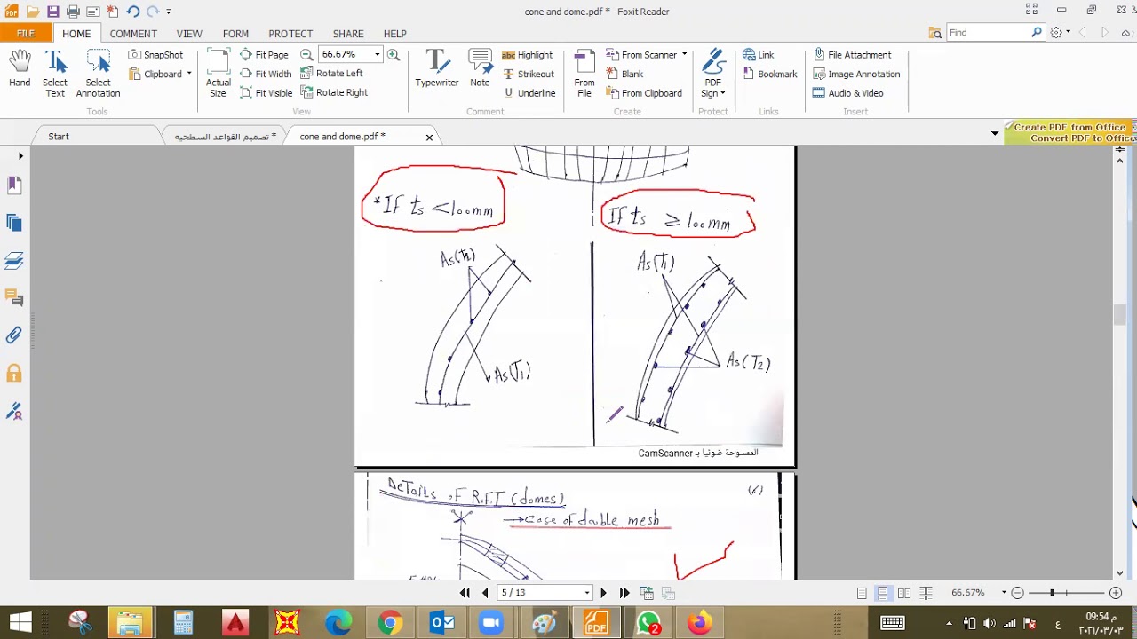 surface revolution (cone and dome)- part2