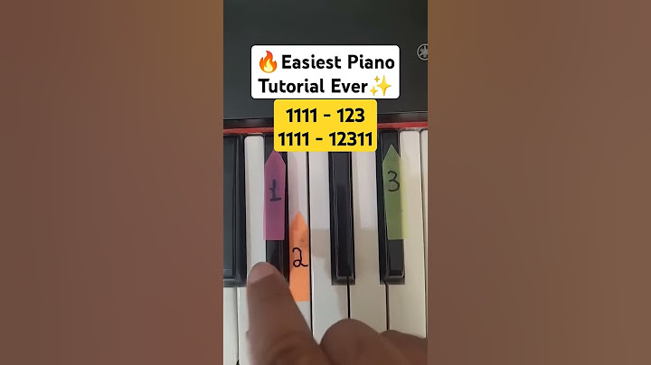 easiest and best  piano tutorial ever #trending #piano #pianolessons #shorts #tutorial