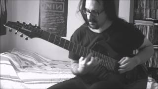 Famous 8 strings guitar sweeping licks - ibanez rg8L + emg 808 Wealth