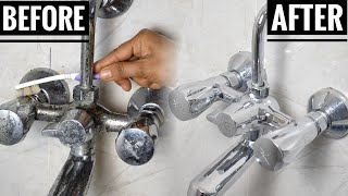 Bathroom Tap Cleaning Trick | बाथरूम के नलों को ऐसे चमकाएं बनाएं नए जैसा | Cleaning Tips and Tricks