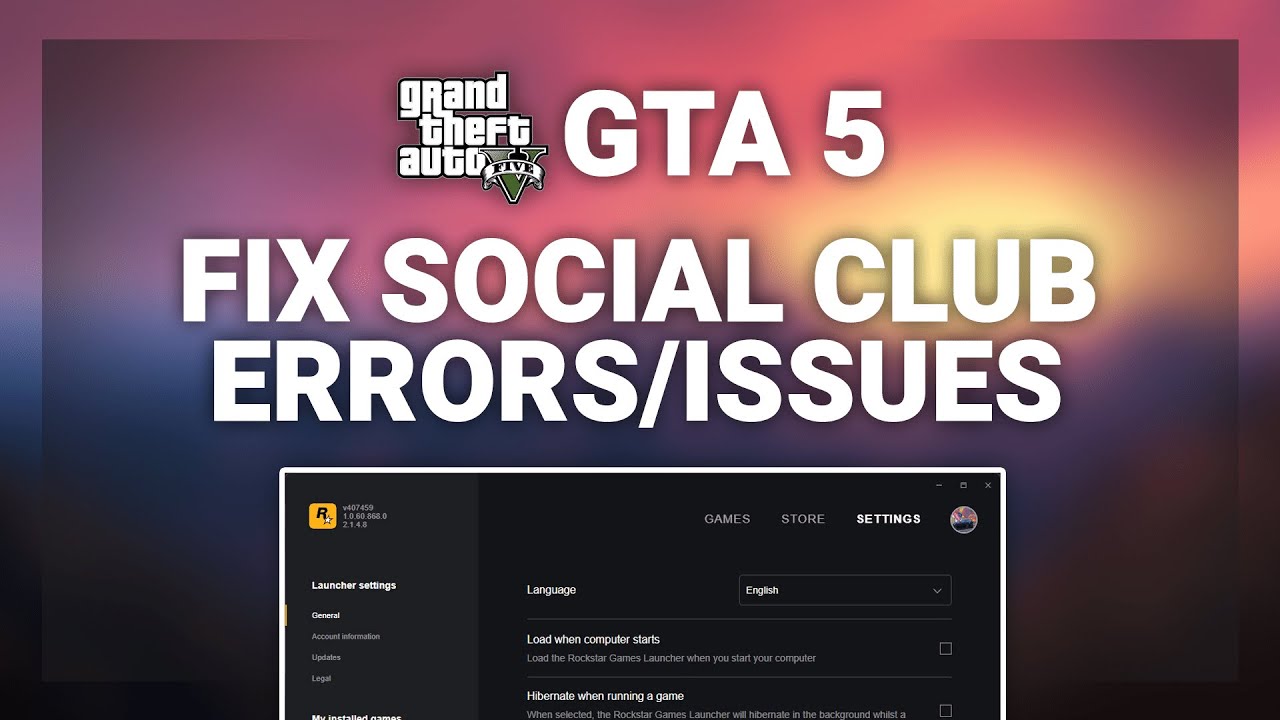 GTA 5 – How to Fix Social Club Error in GTA 5! | Complete 2022 Fix - YouTube