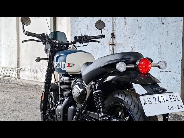 Royal Enfield Hunter 350 ZARD exhaust sound class=