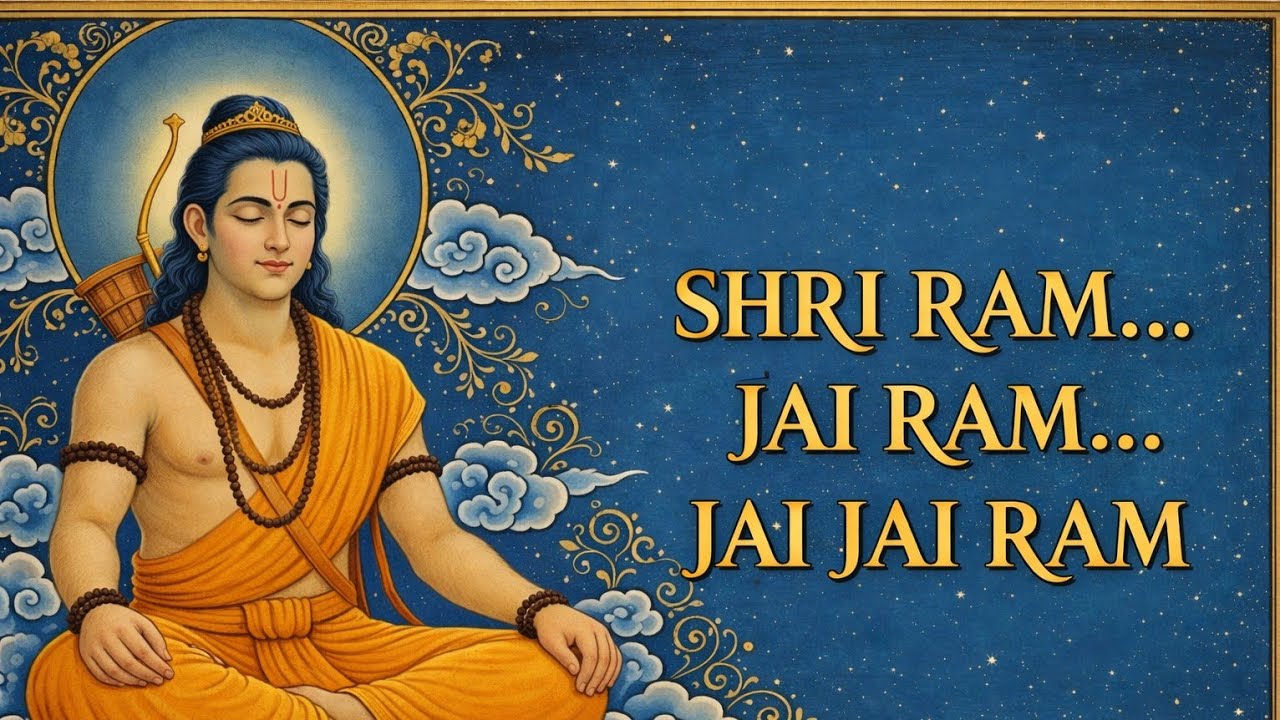 1 Hour Shri Ram Mantra Jaap | Shri Ram Jai Ram Jai Jai Ram | Peaceful and Devotional Mantra