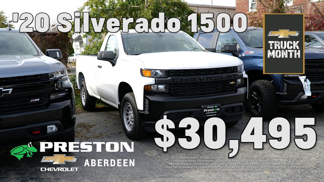 Truck Month Continued at Preston Chevrolet of Aberdeen - YouTube