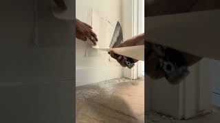 Drywall patch work #drywall #taping #construction #diy #fyp #reels #shorts