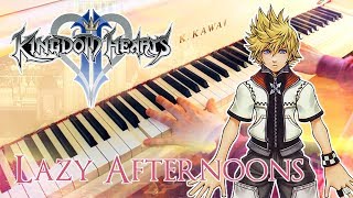 🎵 Lazy Afternoons - KINGDOM HEARTS II ~ Piano collections cover chords