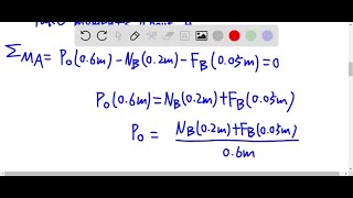 The block brake consists of a pin-connected lever and friction block at B. The coefficient of stati…