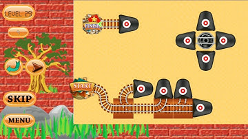 Train Track Line Maze - Amazing Train Puzzle Game - Android Gameplay #3