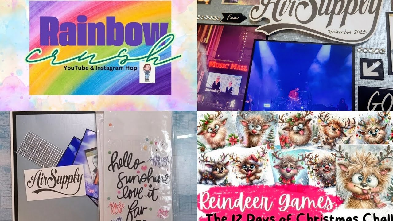 Использование металлических материалов для Rainbow Crush и концертных фотографий для конкурса Rei...