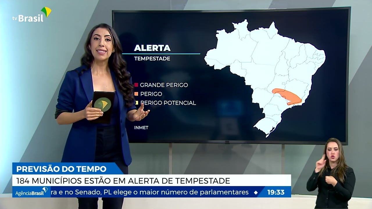 Terça-feira com alerta de tempestade em 184 municípios