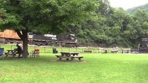 NS Oil Train with UP help on Horseshoe Curve