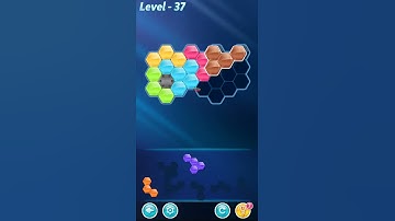 BLOCK! Hexa Puzzle! 7 Holic Level 37 (Rotate) - Lösung Solution Walkthrough