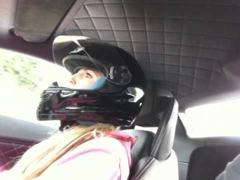 Girl driving lamborghini