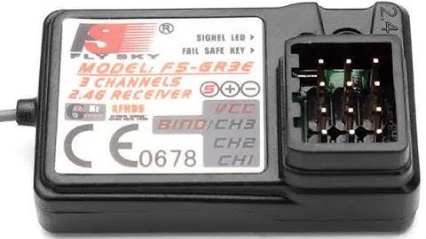 Flysky Receiver FS-GR3E for GT2-GT2B-GT3-GT3B-GT3C-T6-CT6B-GR3E-TH9X Transmitter