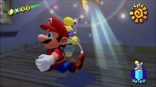 Super Mario Sunshine Switch - Delfino Plaza - Unlocking Yoshi and Turbo Nozzle