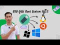 របៀបបង្កើត USB មួយអាច Boot System ច្រើន