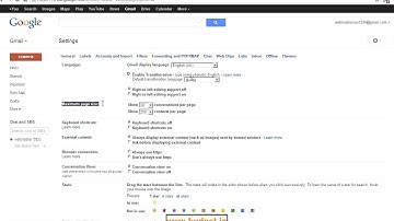 How to set maximum page size in gmail settings- web design Coimbatore Budnet