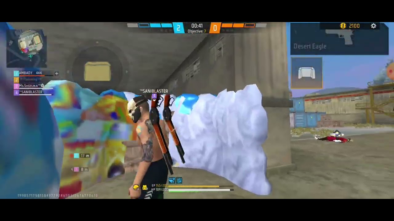 Ff gameplay 🥶 1v4 fast movement gameplay 