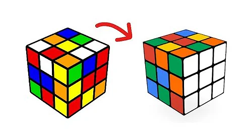 HOW TO SOLVE ONE SIDE OF RUBIK'S CUBE