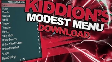 GTA 5 MOD MENU PC | Money Hack & Online Mods, Free Kiddions Cheat | Free Download
