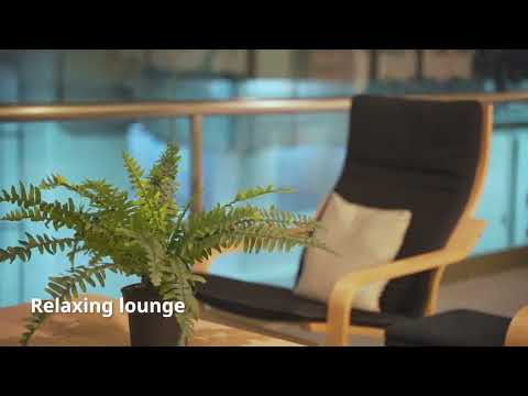 IKEA for Business: A modern staff wellness lounge