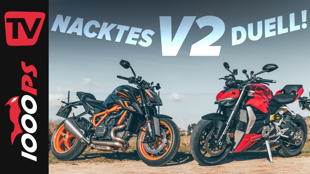 Ducati Streetfighter V2 vs. KTM 1290 Super Duke R Vergleich 2022