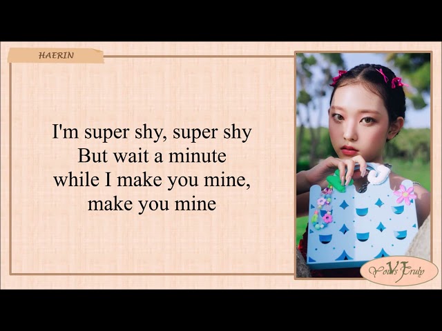 NewJeans 뉴진스 'Super Shy' Easy Lyrics class=