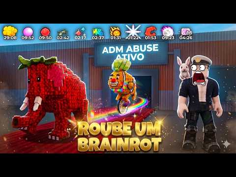 ROUBE UM BRAINROT AO VIVO + FAZENDO TROCAS E VENDAS, COM INSCRITOS