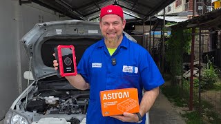 How To Jumpstart A Hybrid Car With The Astro Ai Portable Jump Starter And Tyre Air Compressor 2 In 1