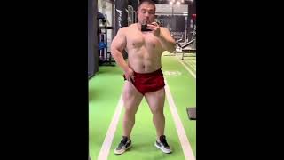 Asian Bear Muscle Flexing #19