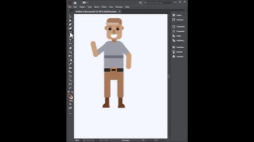 Police man design tutorial in Adobe illustrator