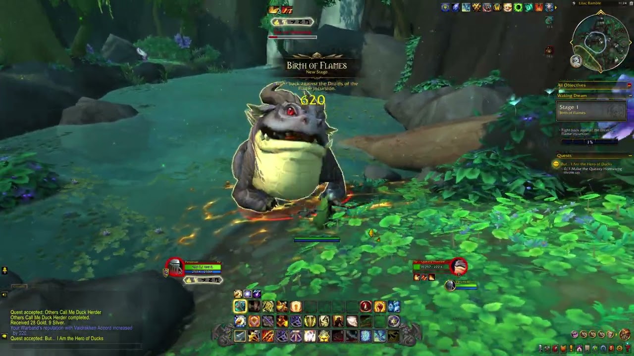 "But... I Am the Hero of Ducks" Quest - Ohn'ahran Plains - World Of Warcraft