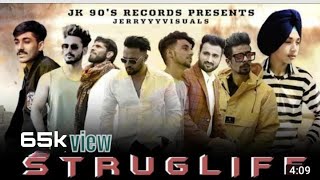 Struglife | Official Punjabi Full Song | Hasanvir Chahal | The King Mk | jk 90 record | Menu Tanha