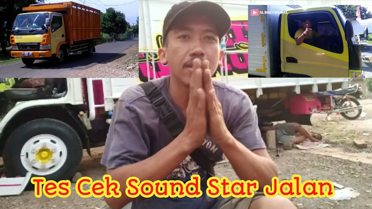 Cek Sound Star Jalan Knalpot  Srigala Truk  canter  Doubel 