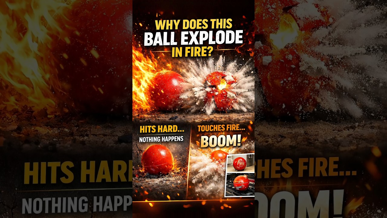 Why This Ball Explodes Only When It Touches Fire