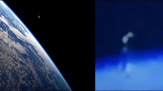 Alien Gigante Captado en Atmósfera de la Tierra por ISS / Universo Paranormal UFO/OVNIS 2018