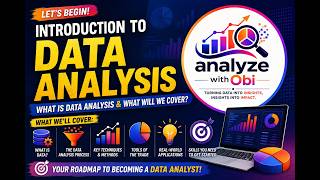 Introduction to Data Analysis || Analyze with Obi