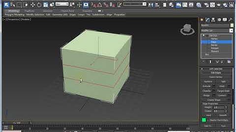 3DsMax - Use "Connect" to add edge