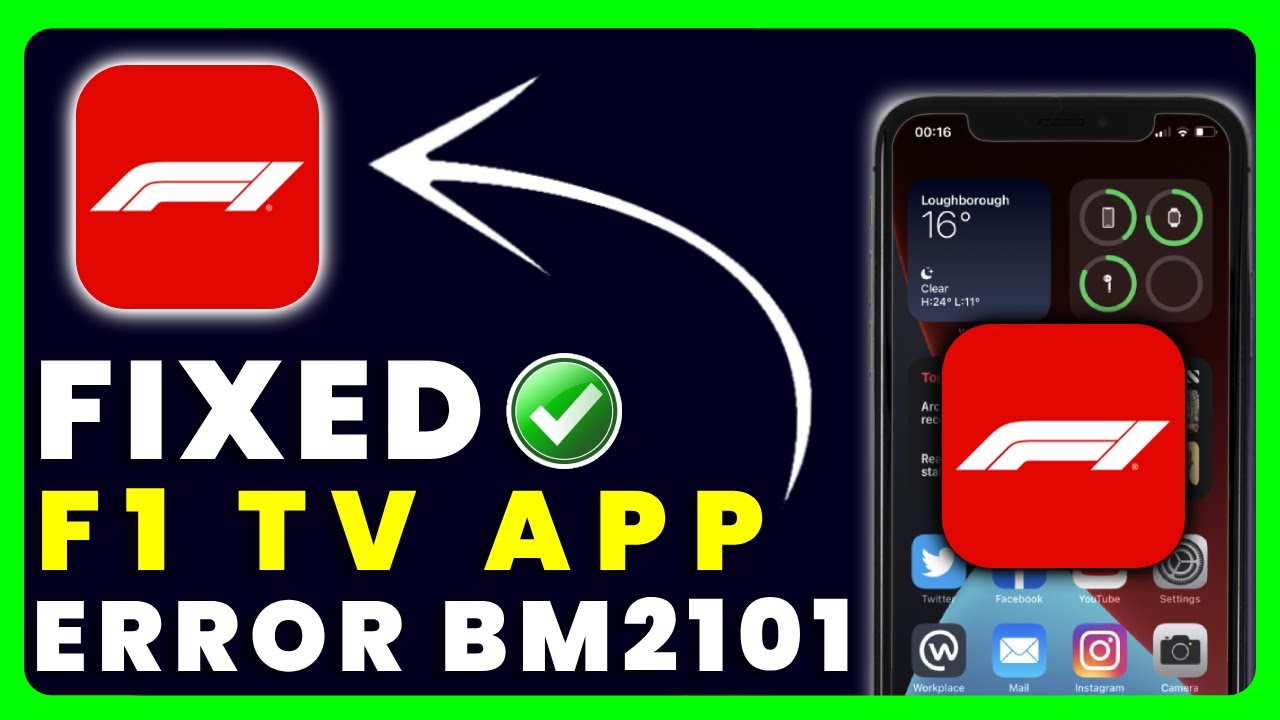 F1 TV App Error Code BM2101 How to Fix F1 TV App Error Code BM2101