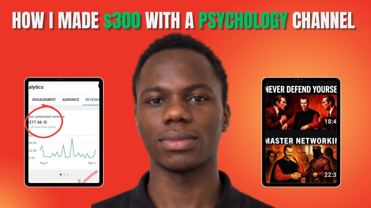 How I Made $300 from a faceless Psychology YouTube Channel in 2026 (Beginner Guide) 