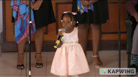 3 Year old singing Gethsemane| (Claire Ryan Cover) Amazing Easter church performance