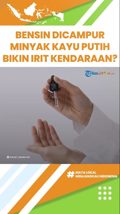 Diisukan BBM Pertalite Naik, Benarkah Bensin Dicampur Minyak Kayu Putih Bikin Irit Kendaraan?