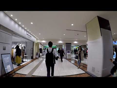 Transferring from Yurikamome Station to Shimbashi Station. 新交通ゆりかもめと新橋駅